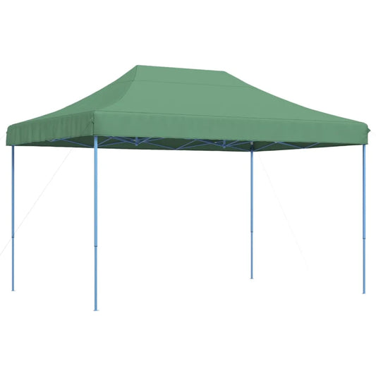 Partytent - Paviljoen - Tent - Easy Up Partytent - Opvouwbare Partytenten - Tuinpaviljoen - 410x279x315 cm - Geschikt voor Familiecamping & Tuinactiviteiten - Groen