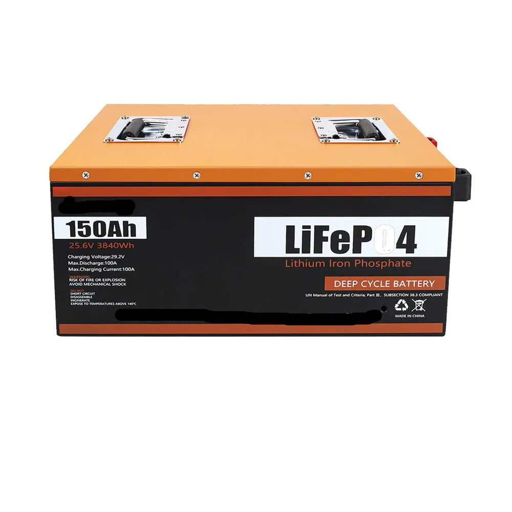 LiFePO4 Batterij – 24V Accu – Zonnepaneel Batterij – Camper Accu – Boot Accu – 150Ah Capaciteit – IP63 Waterbestendig