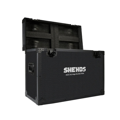 LED Wash Moving Head – LED Beam Verlichting – DJ Licht – Podiumspot – RGBW Stage Light – 2 Stuks Met Flightcase – 285W Vermogen – Instelbare Zoom 10-60°