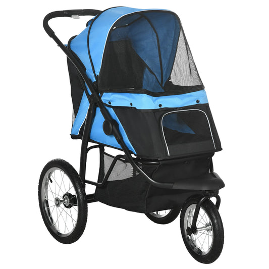 Hondenwagen – Hondenkar – Huisdierwagen – Dierenwagen – Inklapbaar Ontwerp – Stevig Metalen Frame – Ruime Opbergmand