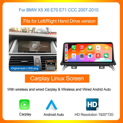 Multimedia Speler – Autoplayer – Navigatiesysteem – Touchscreen Radio – Infotainment Systeem – 10,25 Inch HD Display – Draadloze CarPlay & Android Auto
