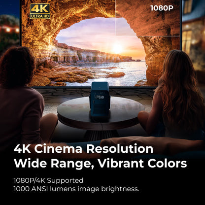 Projector – Beamer – Home Cinema Projector – Android Projector – Full HD Projector – 1000 ANSI Lumen – Dolby Audio 20W Speakers