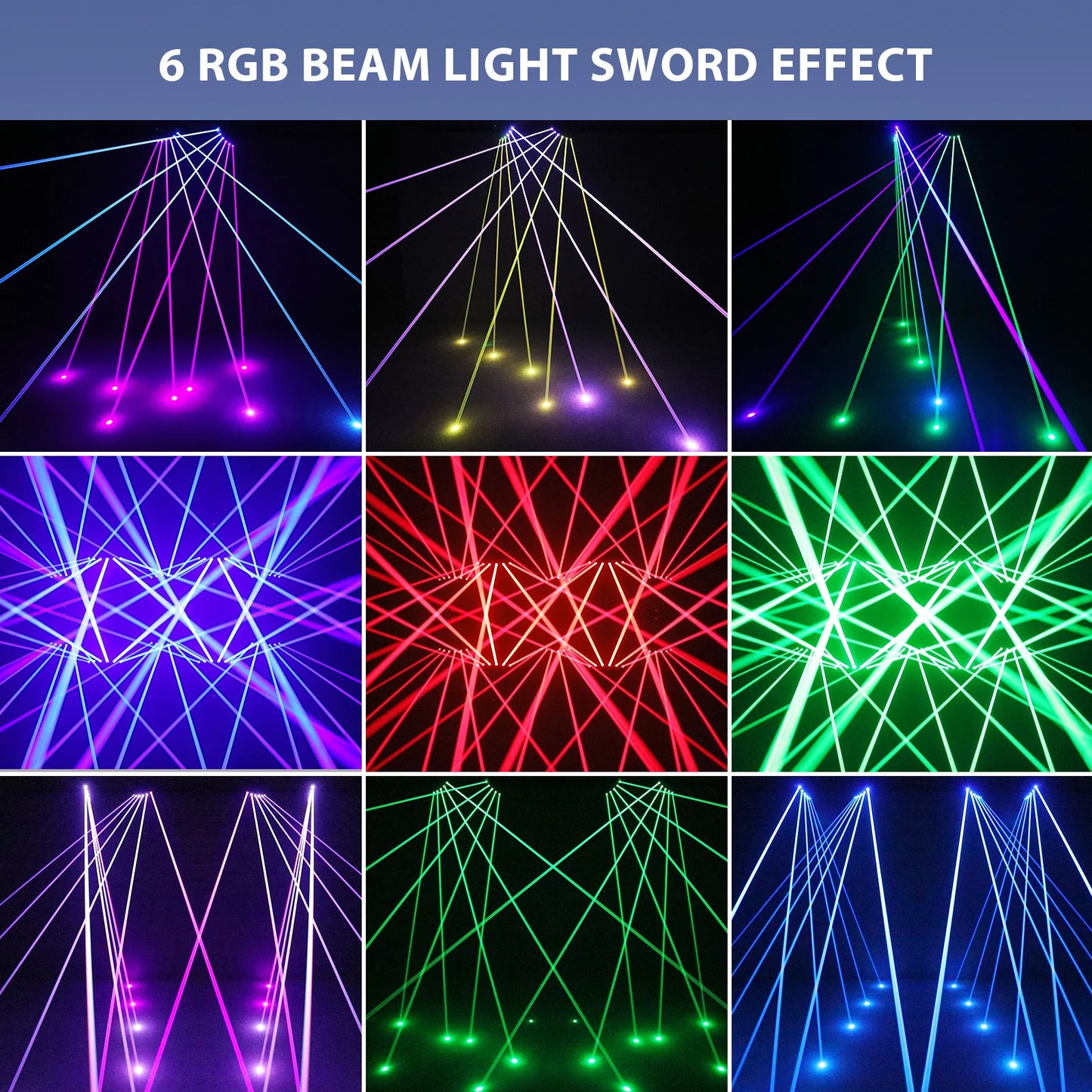 Movinghead Verlichting – RGB Laser Licht – DJ Licht – Podiumverlichting – Disco Spot – 60W Vermogen – 3-Assige Rotatie - QUORE