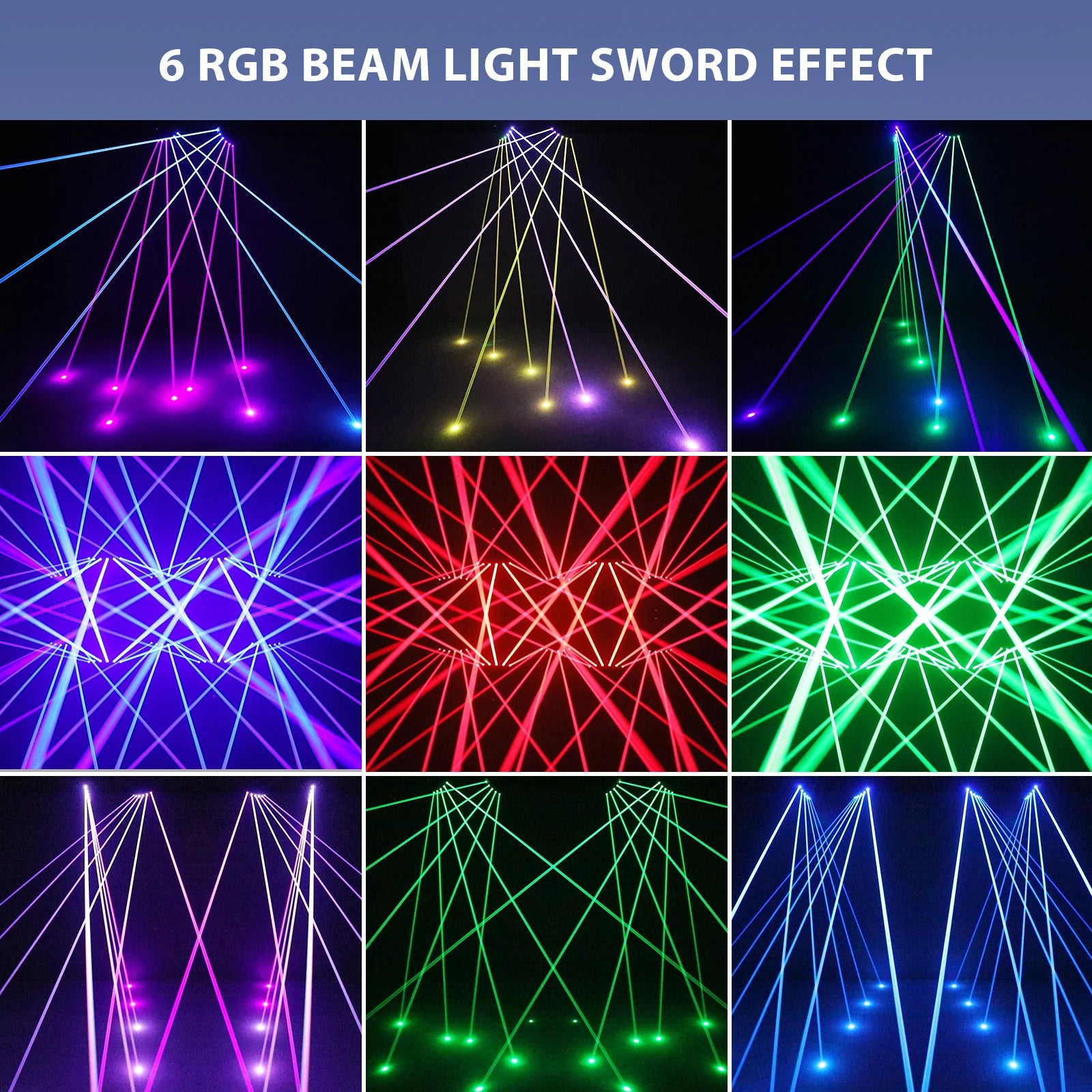 Movinghead Verlichting – RGB Laser Licht – DJ Licht – Podiumverlichting – Disco Spot – 60W Vermogen – 3-Assige Rotatie - QUORE
