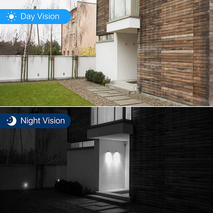 Beveiligingscamerasysteem - 1080p HD - Openlucht- Bewakingscamera - Beveiligingscamera - IP66 Waterdichte - met Nachtzicht tot 25 Meter – Weerbestendige Outdoor Cameras - 4 Stuks - Wit - QUORE