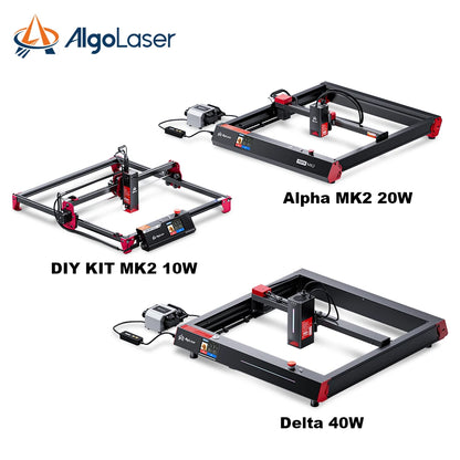 AlgoOS 2.4 Version Touch Screen Series AlgoLaser Delta 22W 40W Alpha MK2 20W 10W Plywood Woodworking Tools CNC Rounter Engraver - QUORE