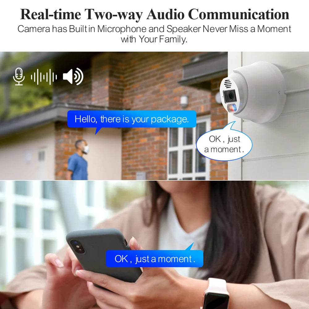 Techage Ultra HD 8MP 4K POE Security Camera System Two Way Audio Face Detect Full Color Night H.265 CCTV Video Surveillance Set - QUORE