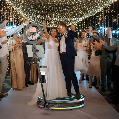 Fotohokje – Photobooth – Foto Prop Set – Foto Accessoire – Photo Booth – 360° Draaibaar – Aluminium & Roestvrij Staal