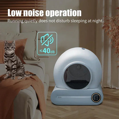 Kattenbak – Kattentoilet – Zelfreinigende Kattenbak – Automatische Kattenbak – Slimme Kattenbak – Volledig Gesloten Design – Inclusief Ozon Luchtverfrisser