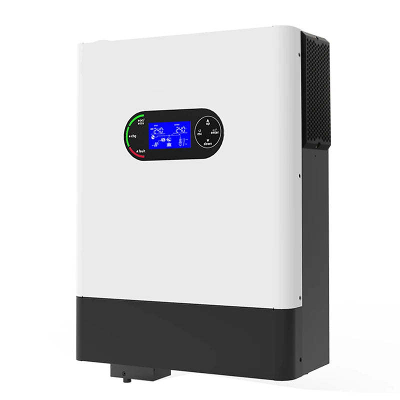 Zonnepaneel Omvormer – Hybride Inverter – Solar Omvormer – Energie Omvormer – Zonnestroom Converter – 6kW Vermogen – Wifi Met MPPT Solar Charge Controller