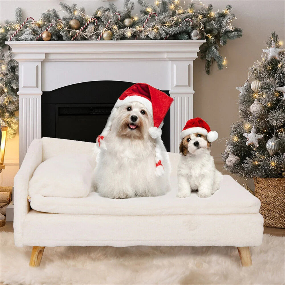 Hondensofa - Hondenbank - Hondenbed - Hondenkussen - Luxe Verhoogde - voor Kleine - Middelgrote Honden - en Katten - Klein