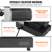 Elektrische Gehaktmolen - Voor alle soorten Vlees - Roestvrij staal - Vleesmolen - Vleesmolens - worstenmaker - Keukenmolenmachine - 500W - 992LBS/h - 190RPM - 60Hz - Koolstofstaal - Zilver/Zwart