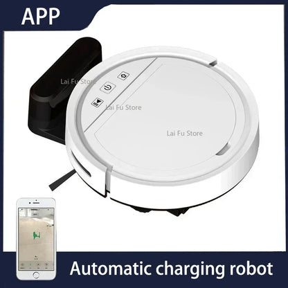 Robotstofzuiger – Dweilrobot – Stofzuigerrobot – Automatische Stofzuiger – Slimme Robot – 2500 Pa Zuigkracht – 26 cm Grote Dweil