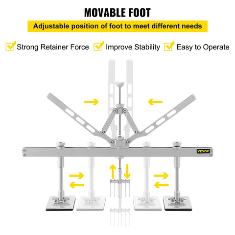 Dent Pulling Tool Panel - Dent Repair Kit - Dent Repair Kit - Dent Pull Lever Bar W/ Shockproof Pads - 75cm - T-Rod Slide Hammer