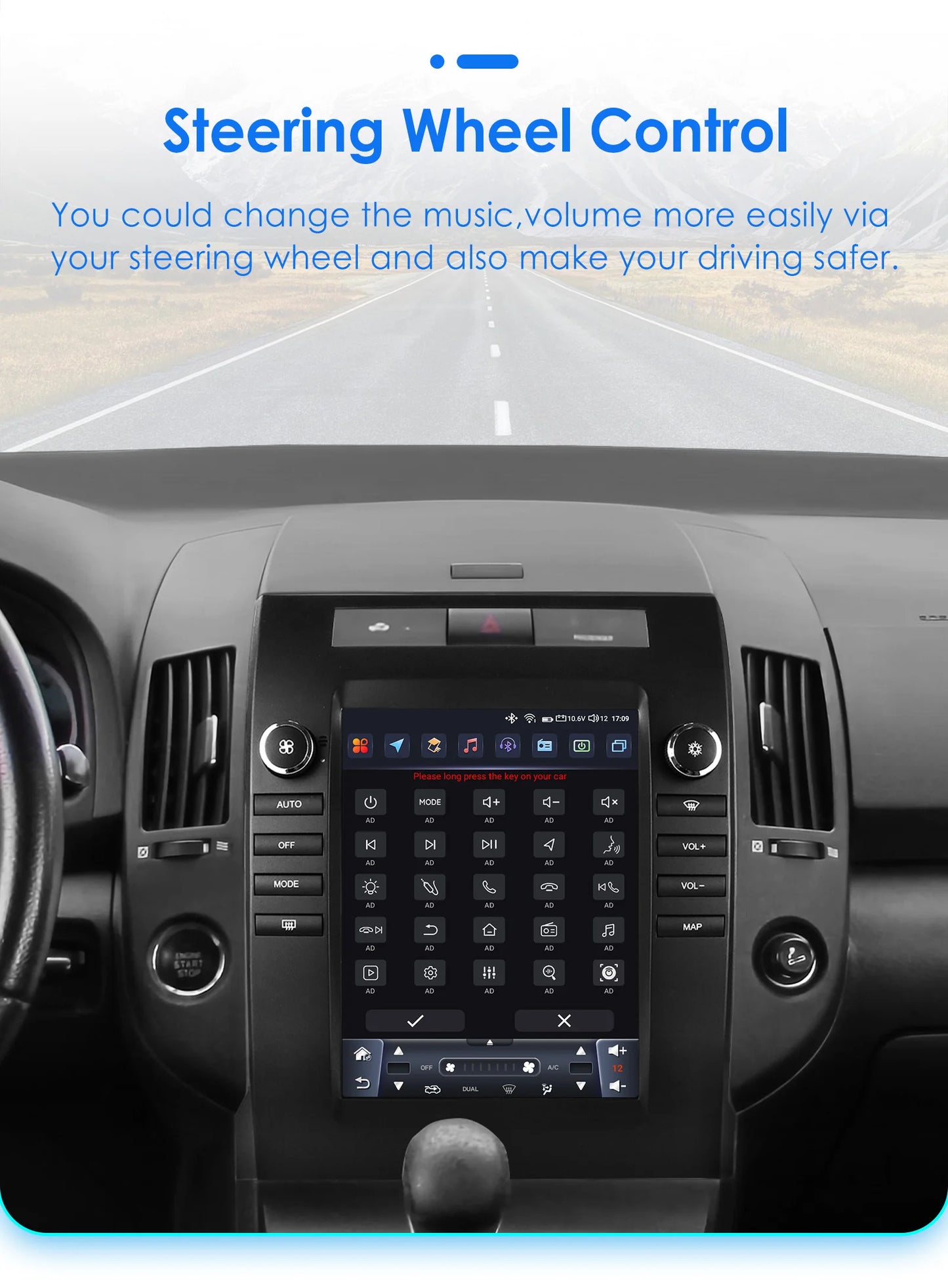 9,7" Auto Multimedia Systeem – Autoradio – Navigatiesysteem – Touchscreen Radio – 2DIN Headunit – Android 13 – 360 Graden Camera Ondersteuning