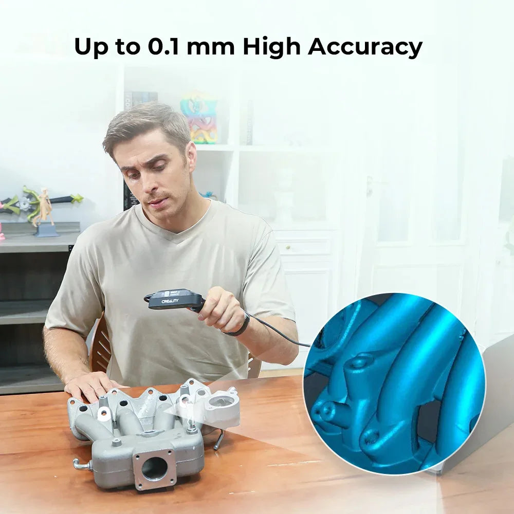 3D Scanner – 3D Scanning Apparaat – 3D Digitizer – 3D Model Scanner – 3D Scan Tool – Hoge Nauwkeurigheid 0,1 mm – Volledige Kleurweergave