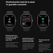 Xiaomi Redmi Watch 4 - Smartwatch - Xiaomi Smartwatch - Smartwatches - Bluetooth Phone Call, Blood Oxygen Heart Rate Stress Monitoring - 1.97” AMOLED 390×450 pixel - Silver Gray