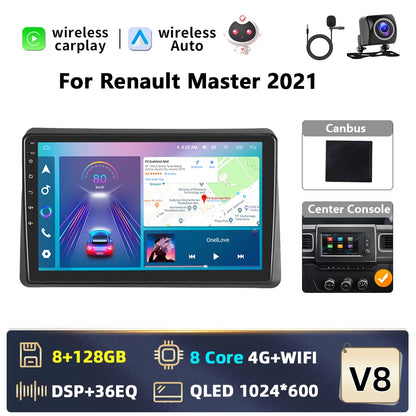 10.1" Android 2DIN Autoradio – Multimedia Speler – Navigatiesysteem – Bluetooth Radio – CarPlay Auto – Groot HD Touchscreen – Ingebouwde GPS & Wifi