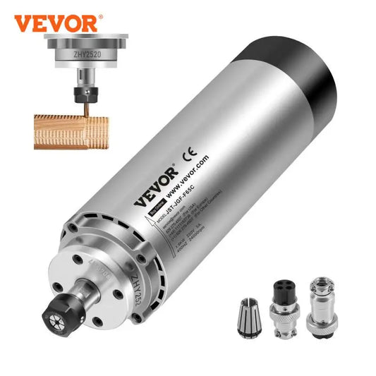 VEVOR Spindle Motor 1.5KW Air Cooled CNC Spindle Motor 3HP ER11 CNC Milling Motor 8000-24000 R/min for Engraving Machine Use - QUORE