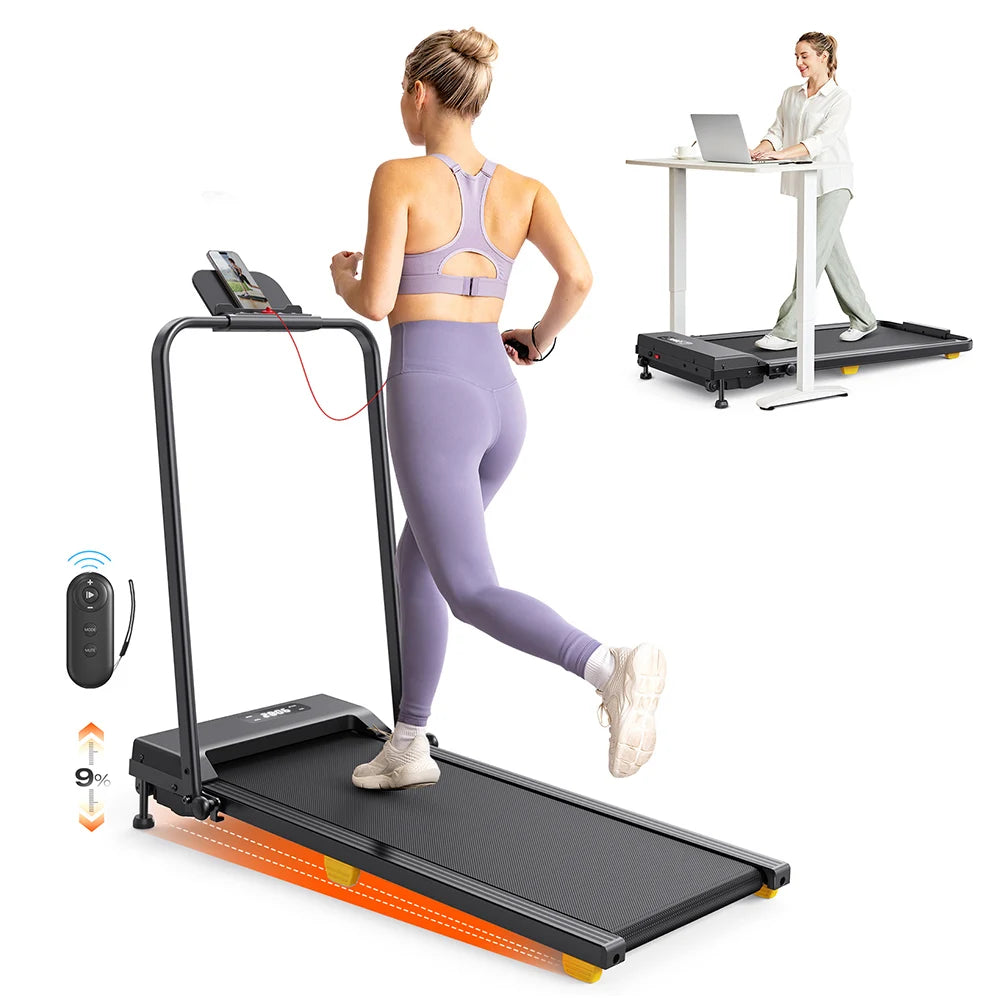 Loopband – Loopmachine – Hardloopband – Fitnessapparaat – Compact Ontwerp – 2,5PK Motor – Stil Geluid