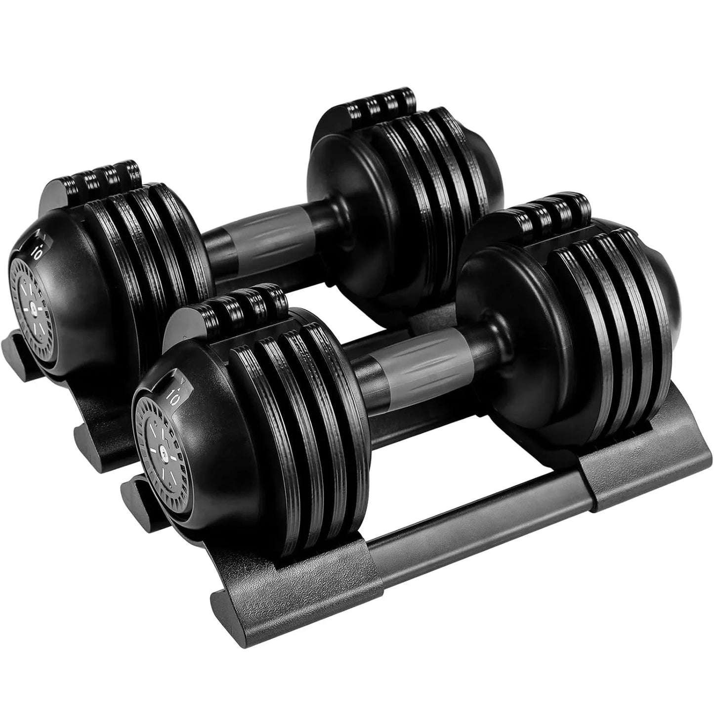 Verstelbare Dumbbells – Verstelbare Halters – Gewicht Dumbbells – Krachttraining Gewichten – Fitness Handgewichten – 1,5-10 kg Instelbaar – Duurzaam Staal & Antislip Handvat