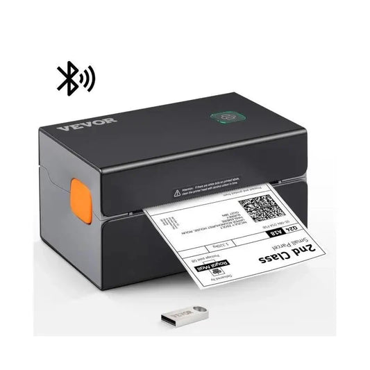 Label Printer - Thermische Printer - Label Maker - Thermische Label Printer - Printer Verzendetiketten - 4x6 Mailing Pakketten Afdrukken - met Bluetooth & Automatische Etiketherkenning - QUORE