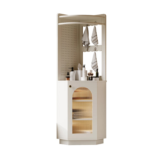 Hoekkast – Hoekmeubel – Hoekrek – Hoekopberger – Driehoekig Design – Waterbestendig Hout – Compacte Opbergruimte