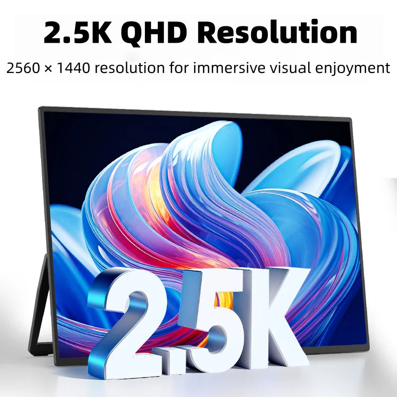 Draagbare Monitor – Portable Scherm – Second Screen – Mobiel Display – 17,3 Inch – QHD 2560x1440 Resolutie – 144Hz Refresh Rate