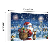 Advent Kalender - Kabouter Poppen Aftelkalender - Kerst Pluche Kalender Doos - 24 Dagen Van Plezier Verzamelbare Pluche Figuren - Kerst Kabouter Advent - Kinderkerstcadeau - Speelgoed - Speelset - Set B