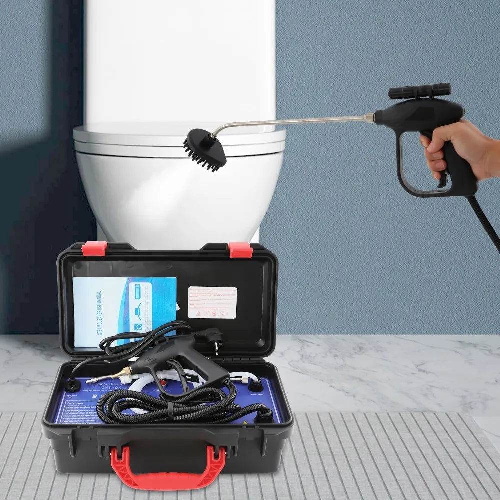 Stoomreiniger – Dampreiniger – Schoonmaakapparaat – Handstomer – 3000 W Vermogen – 130 °C Stoomtemperatuur - QUORE