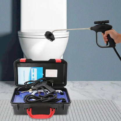 Stoomreiniger – Dampreiniger – Schoonmaakapparaat – Handstomer – 3000 W Vermogen – 130 °C Stoomtemperatuur - QUORE
