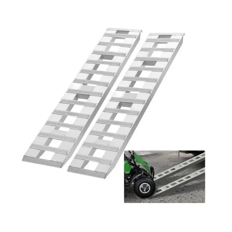 Aluminium Oprijplaten – 6000 lbs Draagvermogen – 94x15 Inches – Heavy-Duty Universele Laadplaat – Geschikt voor Motor, Tractor, Truck & Grasmaaier
