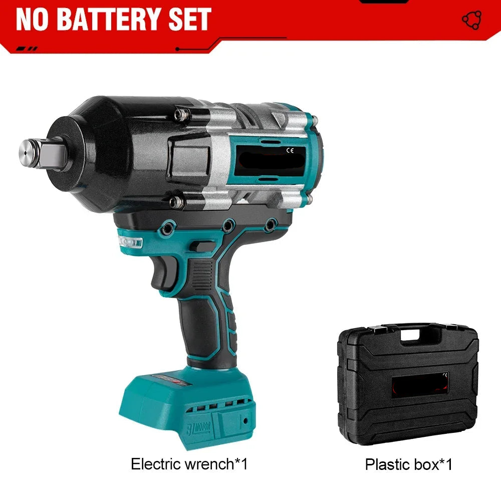 Slagmoersleutel - met Accu - Slagschroevendraaier - Brushless - 3100Nm Draadloze - 3/4 Inch - Elektrische Wrench - 18V Batterij - Handgereedschap - Zonder Batterij