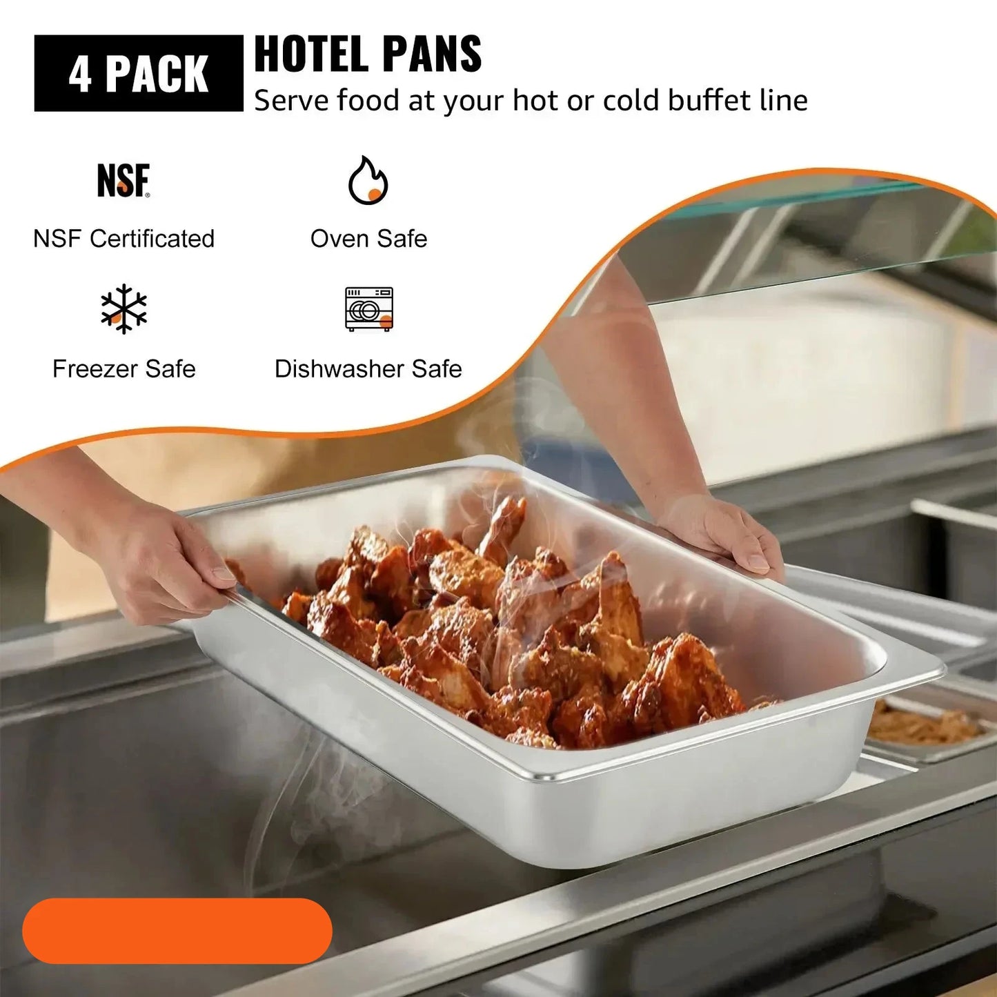Kookgerei - Geschikt voor inductie - Roestvrij Staal - Kookgerei Kookpot - Eetbord - 13L - Voedselcontainer - Ovenschaal - Zilver