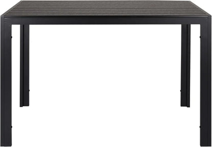 Tuintafel – Buitentafel – Terrastafel – Balkon tafel – Aluminium Tuinmeubel – Weerbestendig WPC Tafelblad – Lichtgewicht Aluminium Frame - 10 Borden Tafelblad