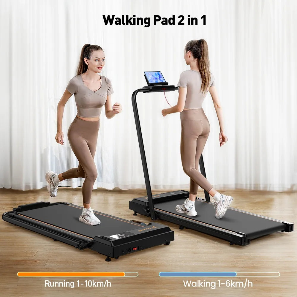 Loopband – Wandelloper – Thuisloopband – Fitnessapparaat – Compact En Inklapbaar – 2.5PK Motor – 8 Lagen Schokabsorptie