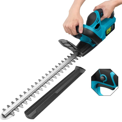 Heggenschaar Accu - Snoeischaar - Grasschaar - 20000RPM - 2000W - Brushless - Elektrische - Snoerloze Snoeischaar voor Struiken – Geschikt voor 18V Accu – Zonder Accu - QUORE