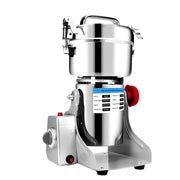 Elektrische kruidenmolen - 3000W - 800G - Elektrische graanmolen - Grinder - Kruidenmolen - Kruidenmolen - Koffiezetapparaat - Graankruidenmolen - Tarwemenger - Droge voedselmolen - Roestvrij staal -Zilver