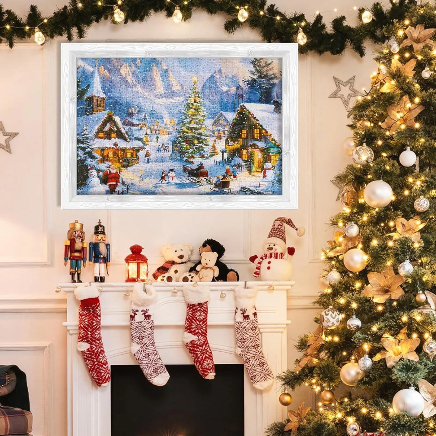Advent calendar - Advent calendar puzzle - 1008 pieces - Card blind box - Christmas countdown puzzle - Children's Christmas gift - Toys - Play set