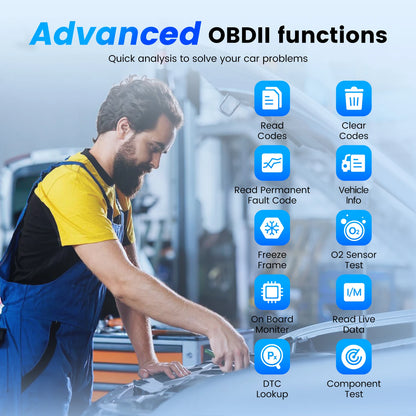 OBD2 Scanner - Diagnosecomputer - Uitleesapparatuur - Diagnose apparatuur voor auto's - OBD2 - Diagnosecomputer - Storing Verwijderen - Uitleesapparatuur – Auto Accessoires - Auto Uitlezen - Diagnose apparatuur voor auto's - Motorstoring - QUORE