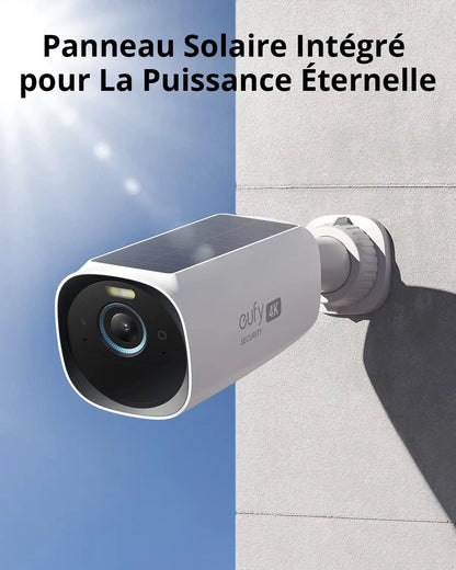 Draadloze Beveiligingscamera – Buiten Camera – Wifi Beveiliging – IP67 Waterdicht – 4K Ultra HD – Met Zonnepaneel – AI Gezichtsherkenning