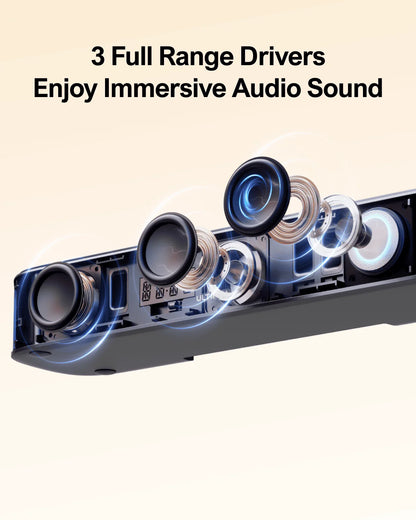 Soundbar - 7.1ch - Soundbar met Subwoofer - Soundbar voor TV - Smart App Control - 330W - Afneembare - 4 Surround Speakers - Zwart