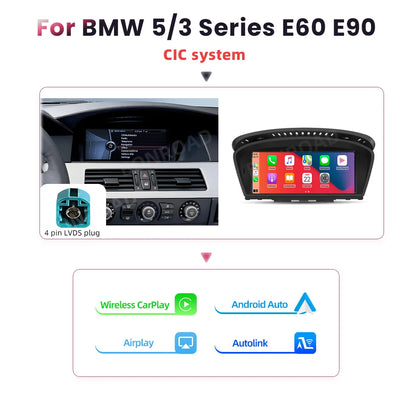 Multimedia Speler – Draadloze CarPlay – Android Auto – Touchscreen Radio – GPS Navigatie – 8,8 Inch Display – CAN-BUS Integratie