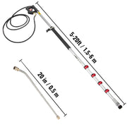 Pressure Washer - Pressure Washer - Pressure Washer Accessories - Telescopic Pressure Washer Pole - 4000psi with Strap 3/8” - 5-20 ft - for Pressure Washer Nozzle