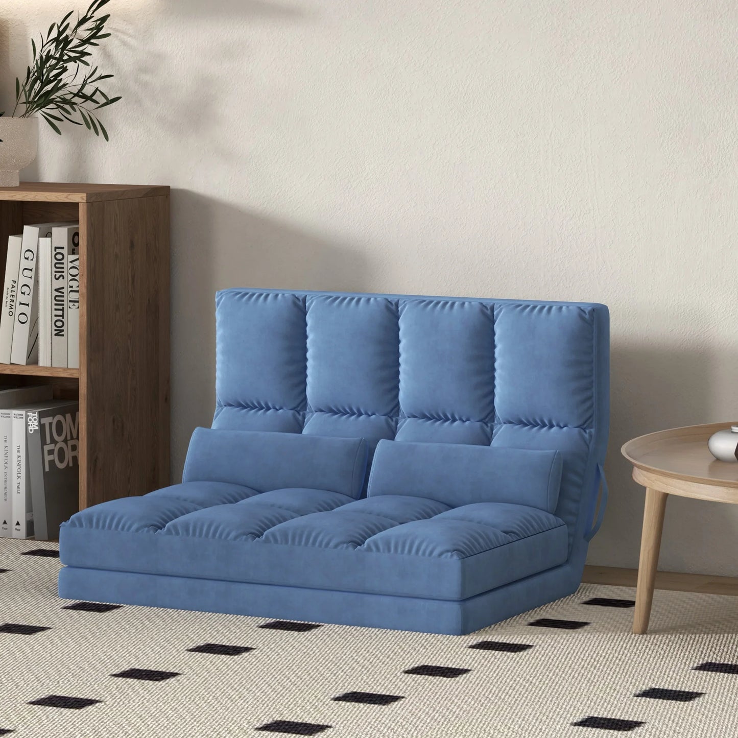 Vloerstoel – Zitstoel – Lounge Stoel – Relaxstoel – 3 Verstelbare Posities – Stevige Rugleuning - QUORE