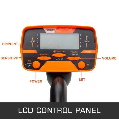 Metaaldetector - Onder Water Metaaldetector - Professionele Metaaldetector - Metaalzoekapparaat - LCD Scherm - Hoge Precisie en Sensitiviteit - IP68 Waterdichte Spoel - Geschikt voor Volwassenen en Kinderen