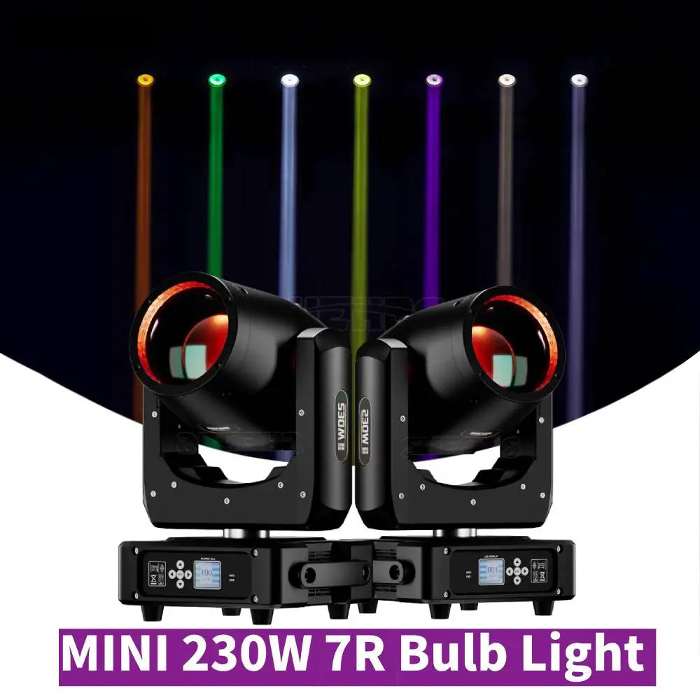 Moving Head Lamp – Professionele Stage Light – DJ Licht – Theater Verlichting – Club Effect – 230W Krachtig – Variabele Zoom 1,2°-30° – 13 Kleuren + Gobo’s – EU Stekker - QUORE