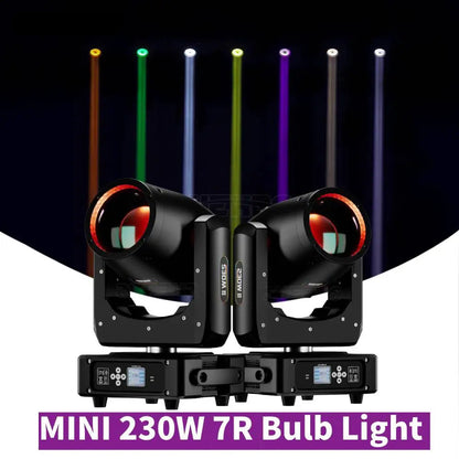 230W Moving Head Licht – Moving Head Spot – DJ Licht – Theaterverlichting – Evenementenverlichting – 2 Stuks EU Stekker – Verstelbare Zoom 1,2°-30° – 13 Kleuren & 14 Gobos