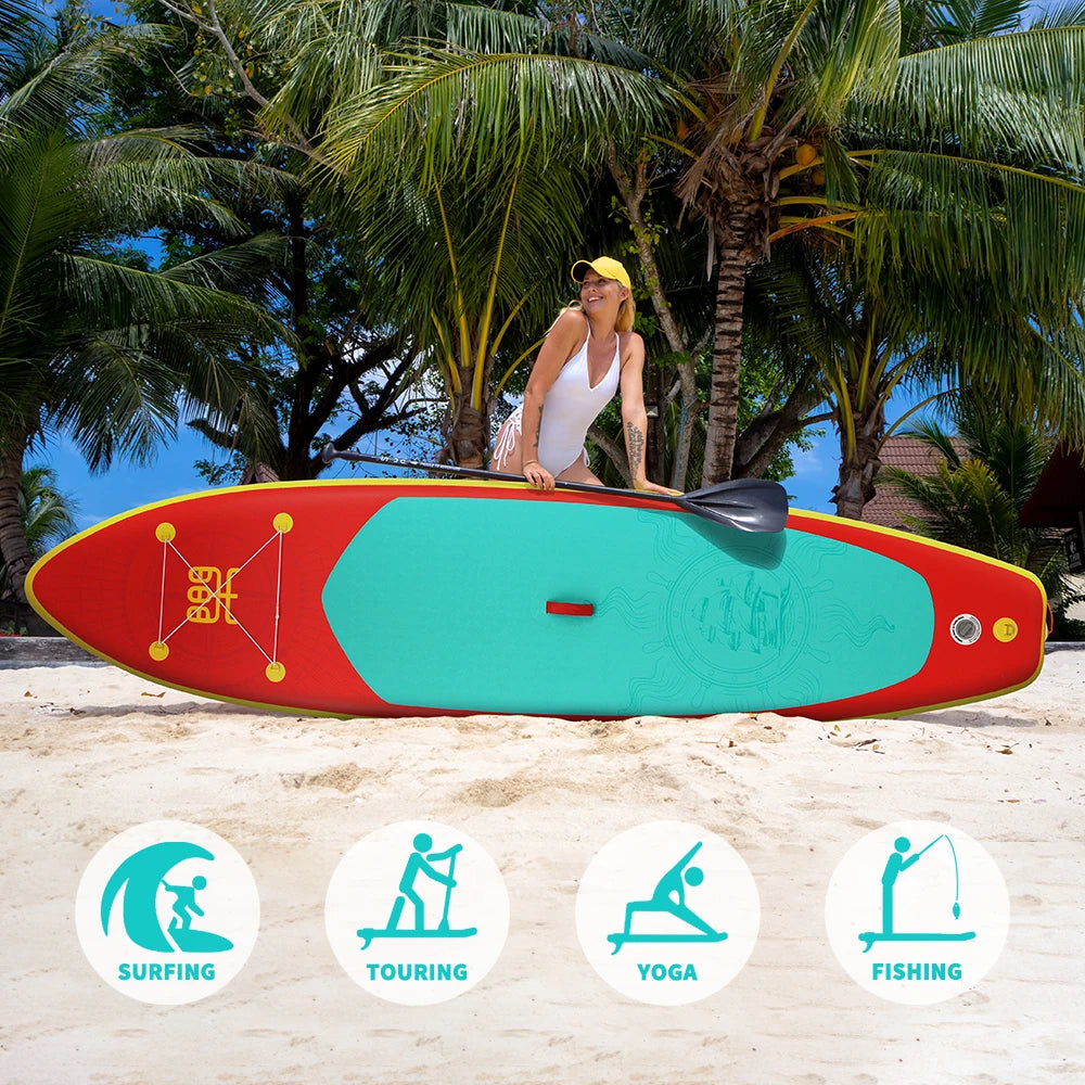 Supboard - Sup - Kajak - Paddle Board - Kayak - 350x87x15CM - Opblaasbaar Stand-Up Sup Board - Ultra-Licht & Draagbaar – Maximale Draagkracht 160KG - Blauw