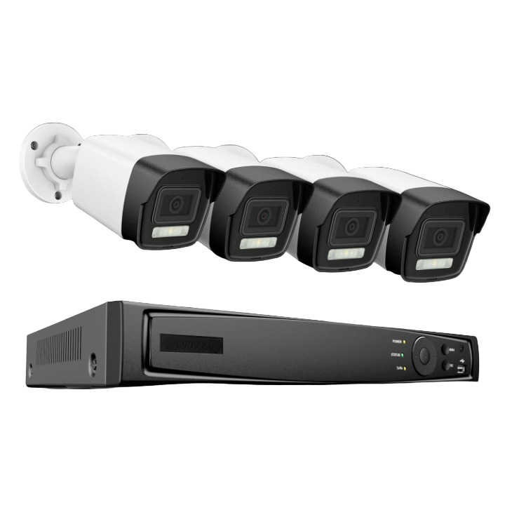 8-kanaals NVR Beveiligingsset – Beveiligingssysteem – Surveillance Camera Set – CCTV Systeem – IP Camera Kit – 4 Ultra HD 4K Camera’s – 2TB HDD – IP67 Waterdichte Behuizing